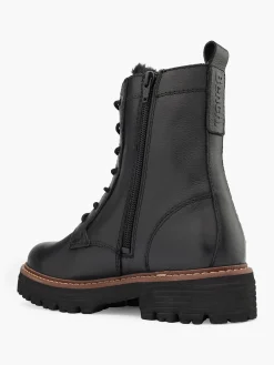 Damen Bench Leder Schnürboots