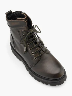 Damen Bench Leder Schnürboots