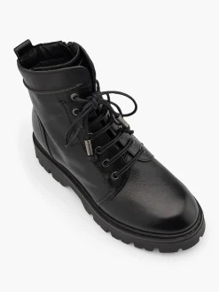 Damen Bench Leder Schnürboots