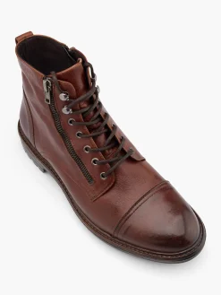 Herren AM SHOE Leder Schnürboots