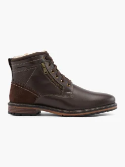 Herren CAFE MODA Leder Schnürboots