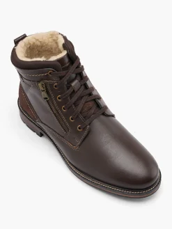 Herren CAFE MODA Leder Schnürboots