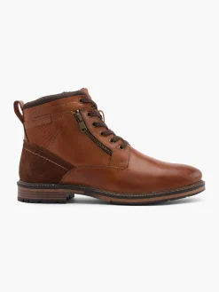Herren CAFE MODA Leder Schnürboots