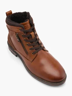 Herren CAFE MODA Leder Schnürboots