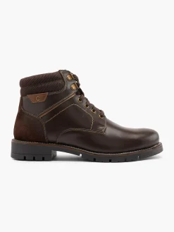 Herren CAFE MODA Leder Schnürboots
