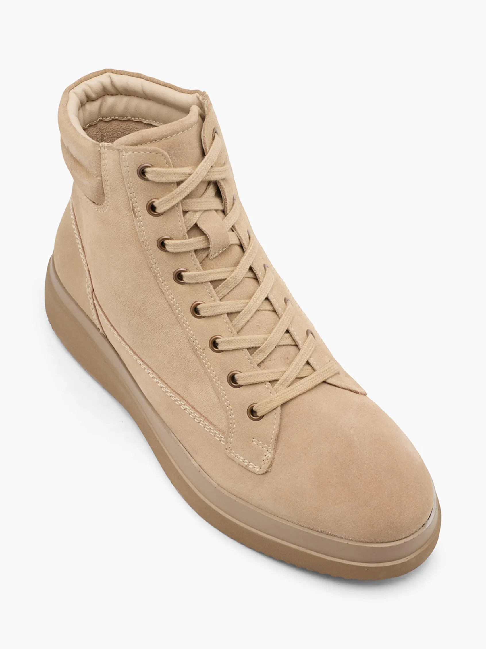 Herren CAFE MODA Leder Schnürboots