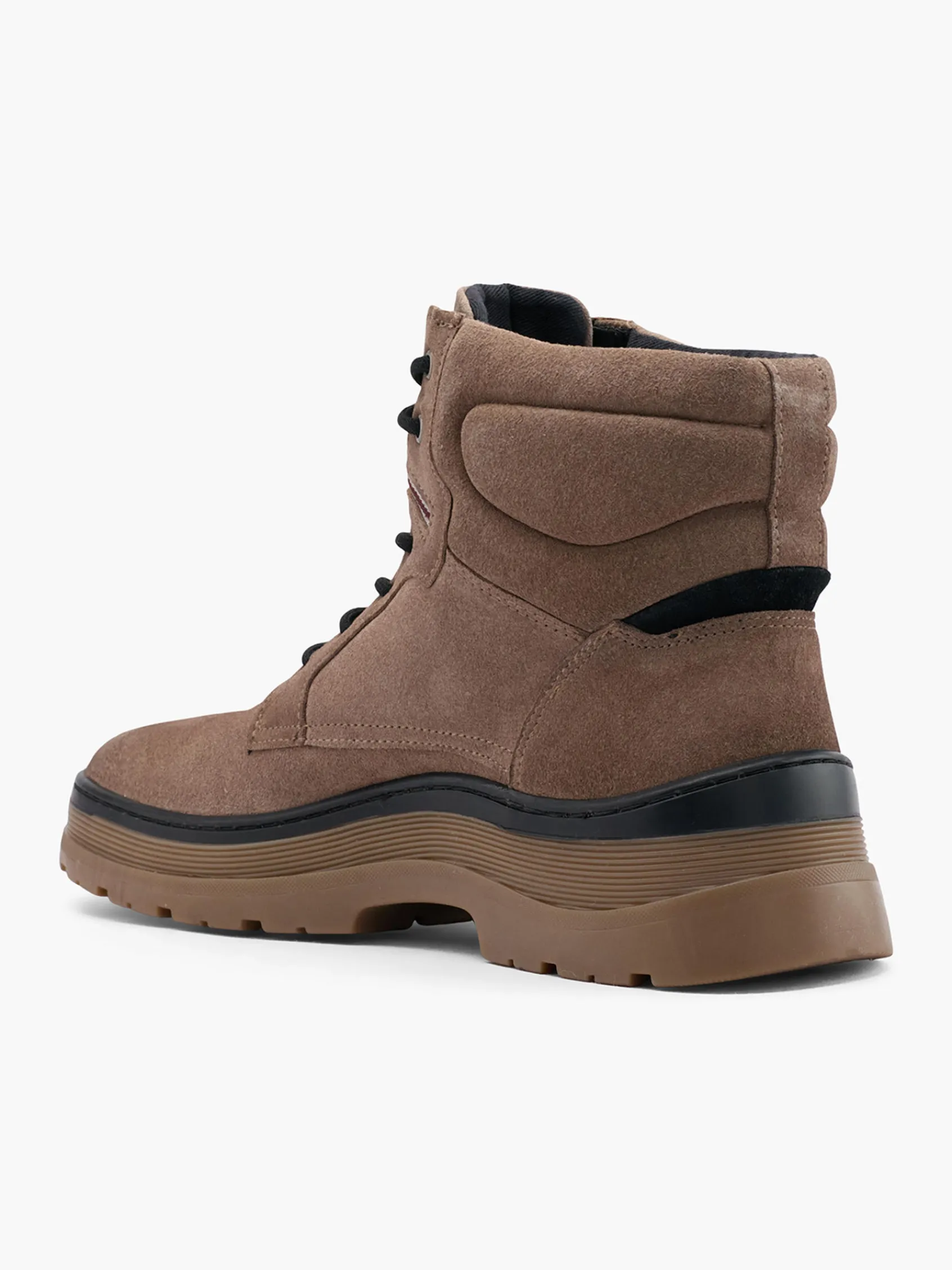 Herren CAFE MODA Leder Schnürboots