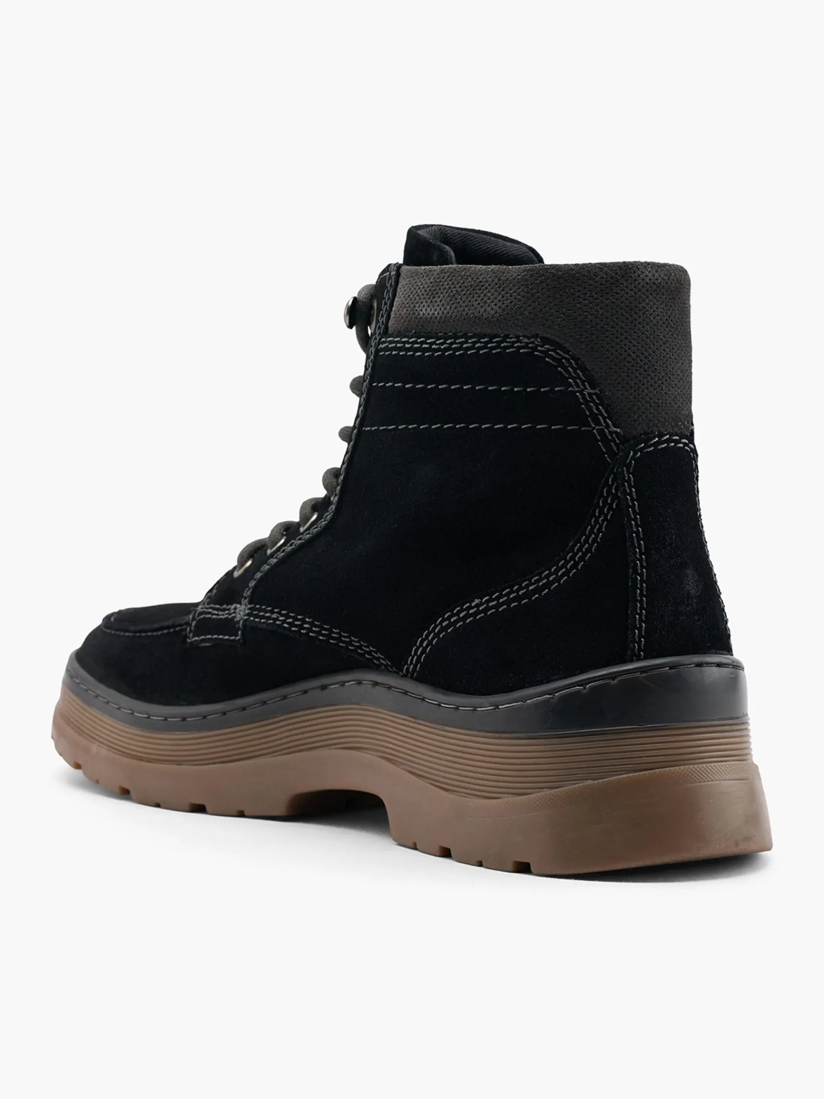 Herren CAFE MODA Leder Schnürboots