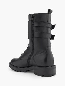 Damen 5th Avenue Leder Schnürstiefel