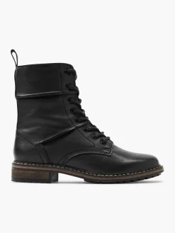 Damen 5th Avenue Leder Schnürstiefelette