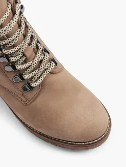 Damen 5th Avenue Leder Schnürstiefelette
