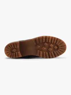 Damen 5th Avenue Leder Schnürstiefelette