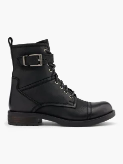Damen 5th Avenue Leder Schnürstiefelette