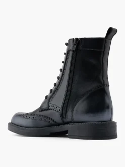 Damen 5th Avenue Leder Schnürstiefelette