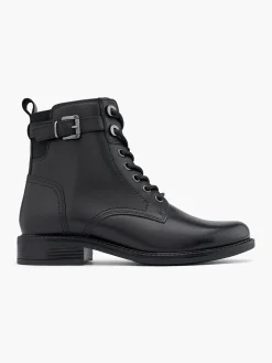 Damen 5th Avenue Leder Schnürstiefelette