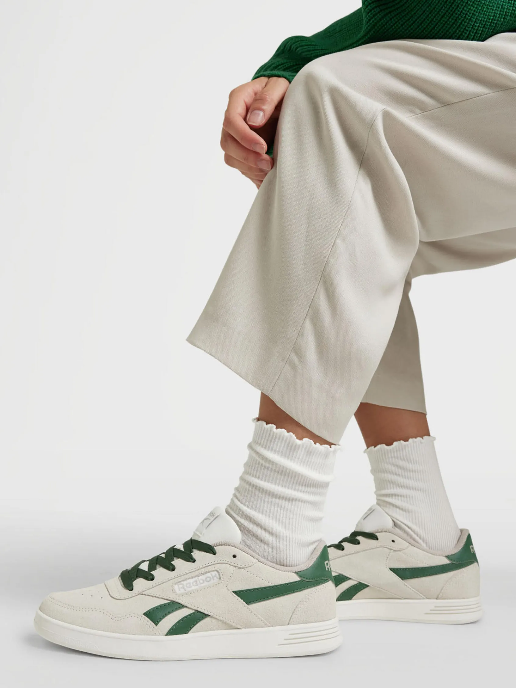 Damen Reebok Leder Sneaker COURT ADVANCE