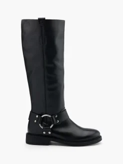Damen Catwalk Leder Stiefel