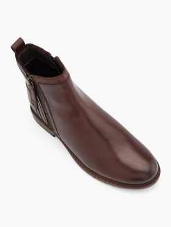 Damen 5th Avenue Leder Stiefelette