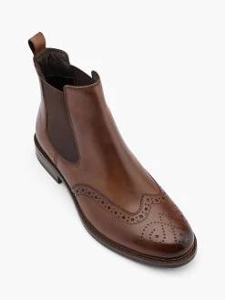 Damen 5th Avenue Leder Stiefelette