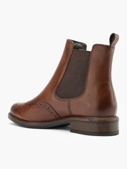 Damen 5th Avenue Leder Stiefelette