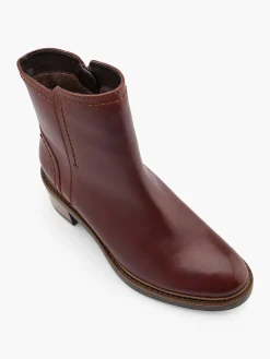 Damen 5th Avenue Leder Stiefelette