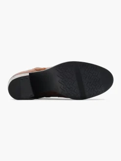 Damen Leder Stiefelette
