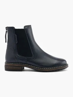 Damen Leder Stiefelette