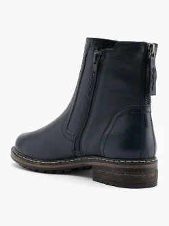 Damen Leder Stiefelette