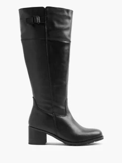 Damen 5th Avenue Leder Weitschaftstiefel