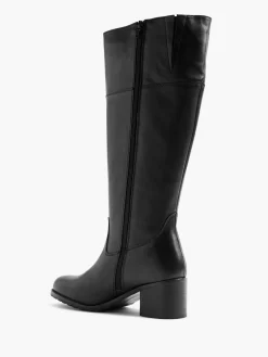 Damen 5th Avenue Leder Weitschaftstiefel