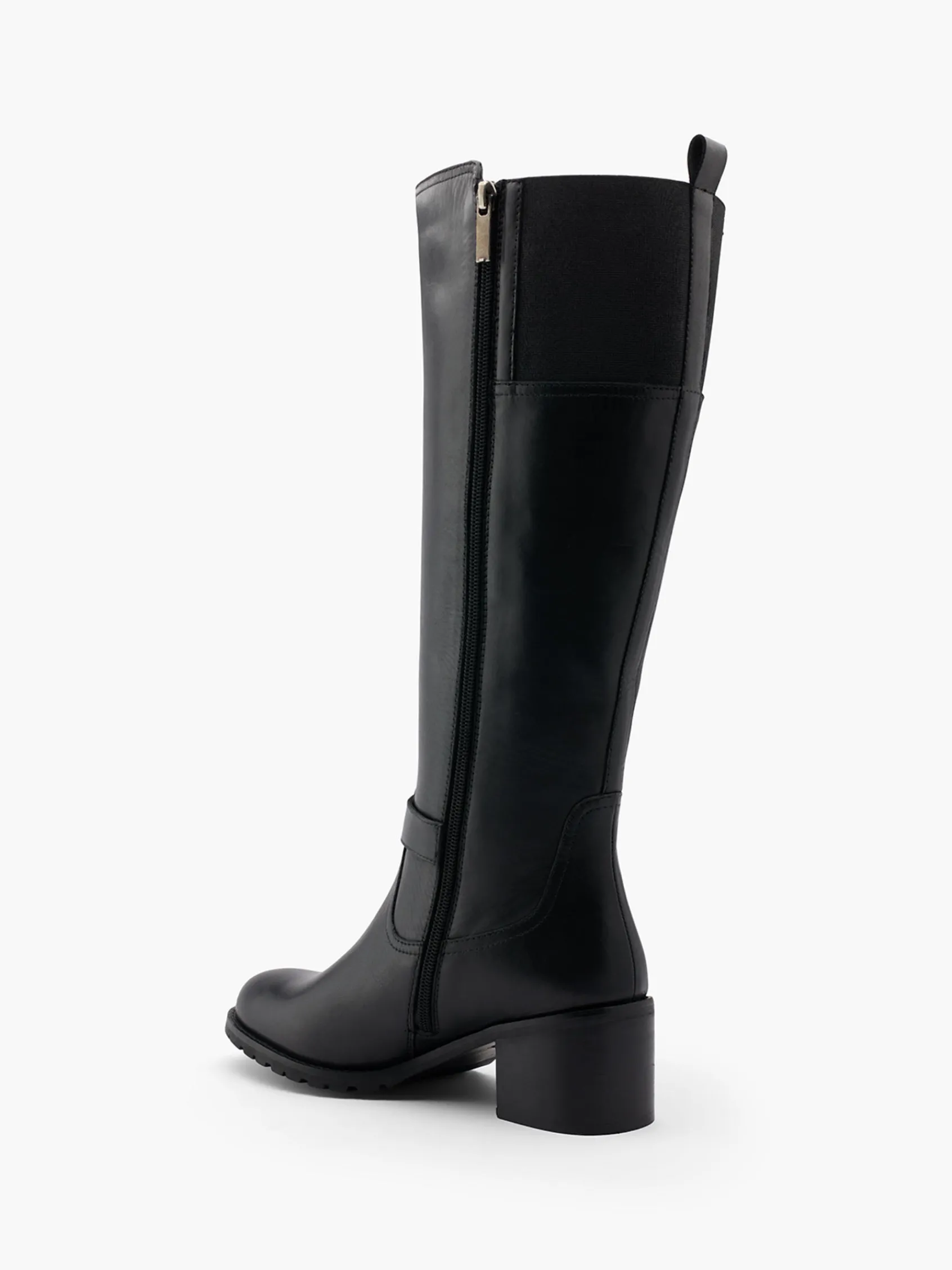 Damen 5th Avenue Leder Weitschaftstiefel