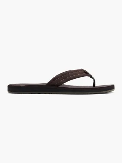 Herren Quiksilver Leder Zehentrenner