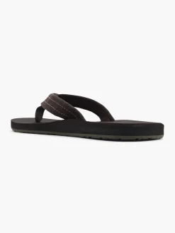 Herren Quiksilver Leder Zehentrenner