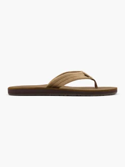 Herren Quiksilver Leder Zehentrenner