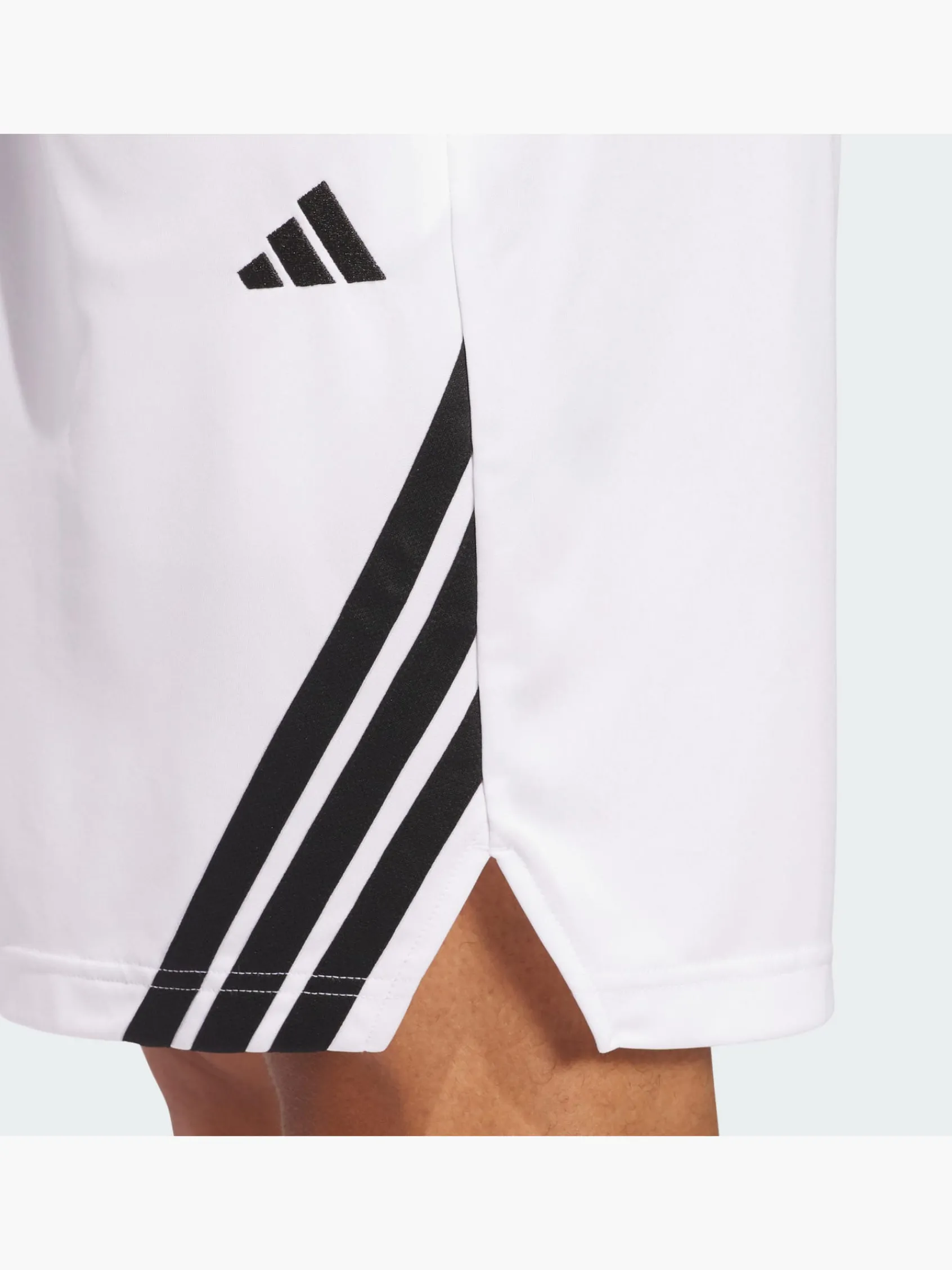 Herren adidas Legends 3-Streifen Basketball Shorts
