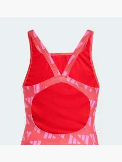 Kinder adidas Logo Graphic V-Back Kids Badeanzug