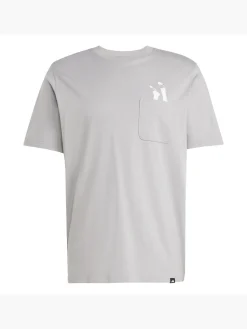 Herren adidas Lounge Slides Graphic Pocket T-Shirt