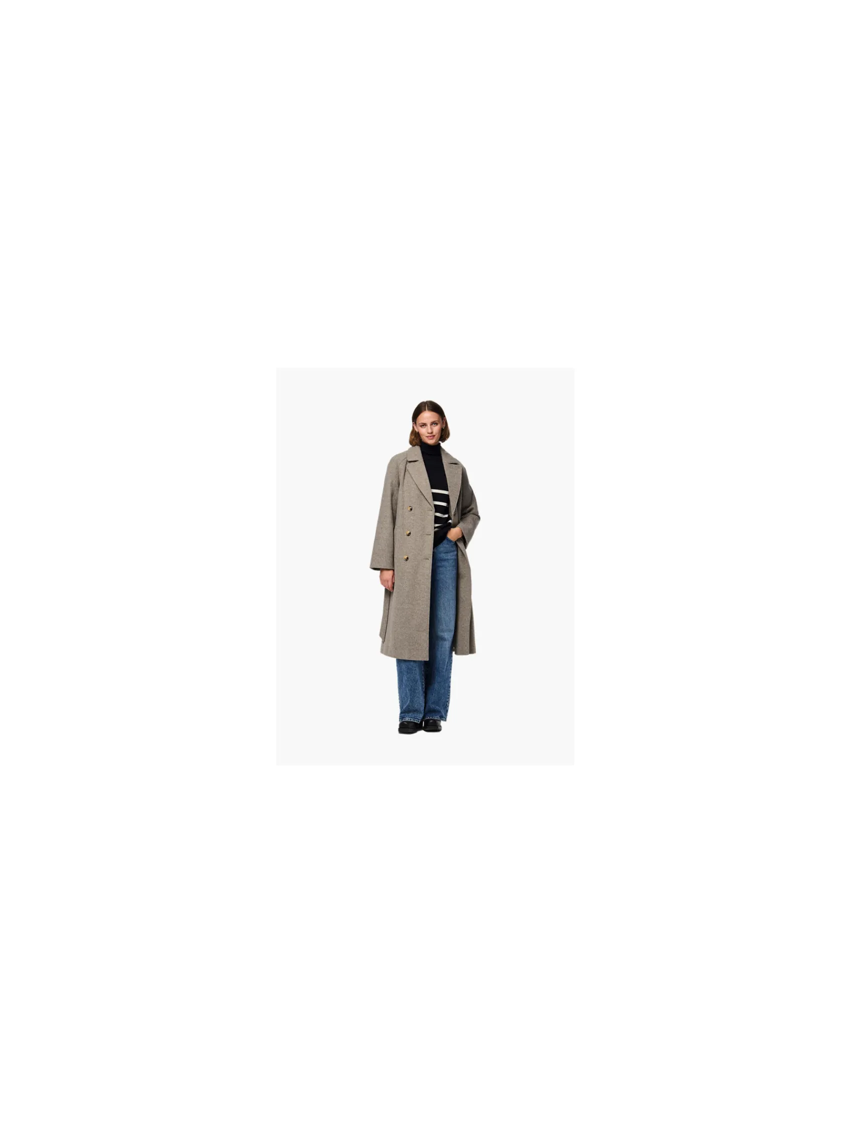 Damen PIECES Mantel