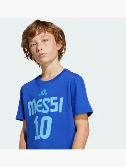 Kinder adidas Messi Name and Number Graphic Kids T-Shirt