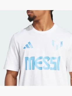 Herren adidas Messi Name and Number Graphic T-Shirt
