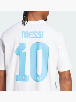 Herren adidas Messi Name and Number Graphic T-Shirt