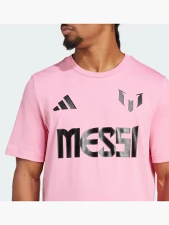 Herren adidas Messi Name and Number Graphic T-Shirt