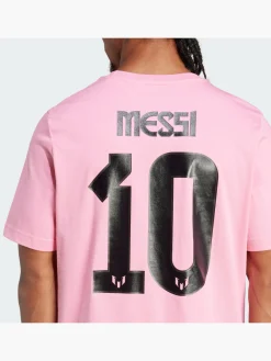 Herren adidas Messi Name and Number Graphic T-Shirt