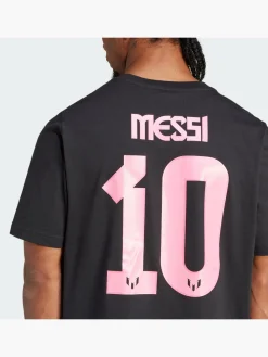 Herren adidas Messi Name and Number Graphic T-Shirt