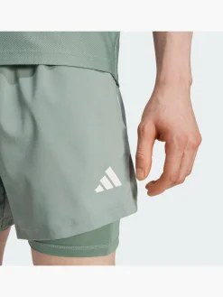 Herren adidas Own the Run CLIMACOOL 2-in-1 Shorts