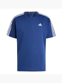 Herren adidas Own the Run 3-Streifen T-Shirt