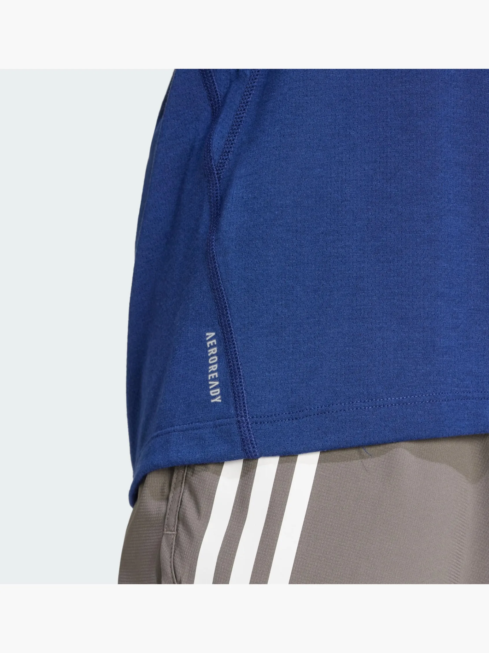Herren adidas Own the Run 3-Streifen T-Shirt