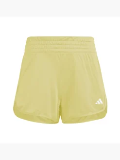 Damen adidas Pacer Essentials Knit High-Rise Shorts
