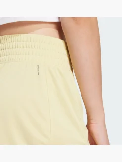 Damen adidas Pacer Essentials Knit High-Rise Shorts