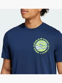 Herren adidas Racket Sport Rebels Graphic T-Shirt